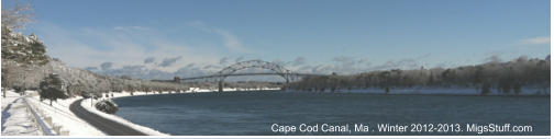 Cape Cod Canal, Ma . Winter 2012-2013. MigsStuff.com